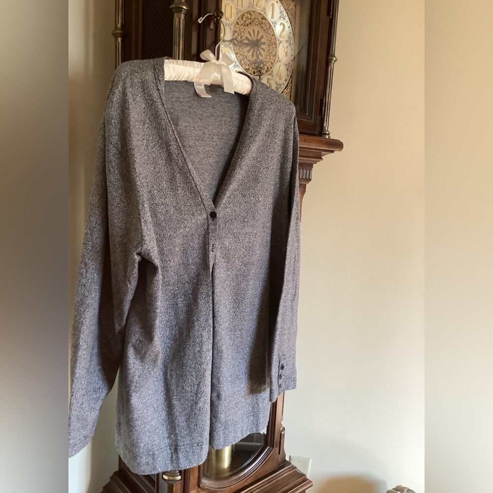 🚨 New Jones New York Sport Cotton Button Down/Open Cardigan Ja…